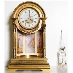 Brass Victorian Style Pendulum Clock
