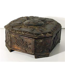 African, African Brass Box, Bronze Artifact