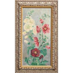 Margaretha E Albers, Flowers, Oil Painting