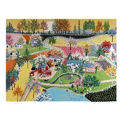 Kay Ameche, Spring on Gettysburg, Serigraph
