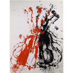 Arman, Violents Violin II, Lithograph