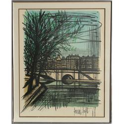Bernard Buffet, La Seine, Lithograph