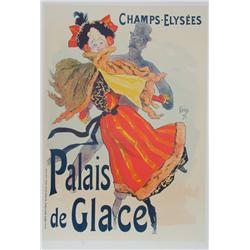Jules Cheret, Palais de Glace, Champs-Elysses, Lithograph Poster
