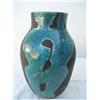 Image 1 : Jenik Cook, Untitled - Blue Vase, Raku Ceramic
