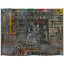 Burhan Cahit Dogantay, True Confessions, Collage, Gouache and Mixed Media 