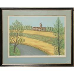 Maurice Loirand, Chateau, Lithograph