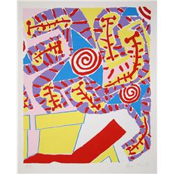 Knox Martin, Flowers 4, Silkscreen