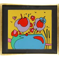 Peter Max, Flowers of Atlantis (from the Atlantis Suite), Serigraph