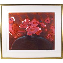 Peter Max, Marylin's Flowers II, Lithograph