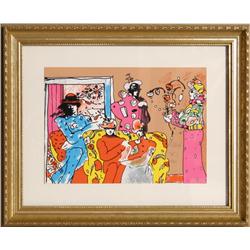 Peter Max, If Series: Flower Garden, Serigraph