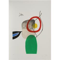 Joan Miro, Tir a L'Arc, Etching, Aquatint and Carborundum