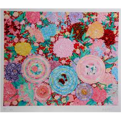 David Nguyen, Flowers 18, Lithograph