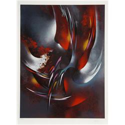 Leonardo Nierman, Ave del Paraiso, Serigraph 