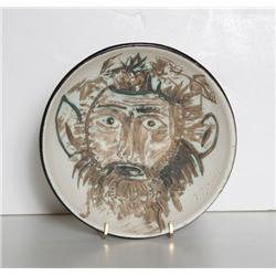 Pablo Picasso, Faun's Face, Round Cupel
