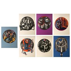 Ronald Satok, Septology Portfolio with Seven Lithographs 