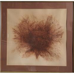 Aubrey Schwartz, Esther's Bouquet, Etching