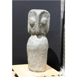 Owl, Granite Outdoor Sculpture
