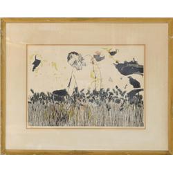 Ben Shahn, Beatitudes, Woodcut