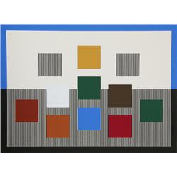 Jesus Rafael Soto, Composition I, Serigraph