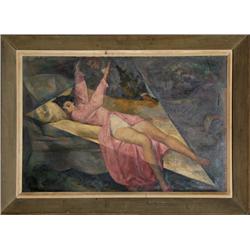 Benjamin Albert Stahl, The Short Side of the Triangle, Oil Painting