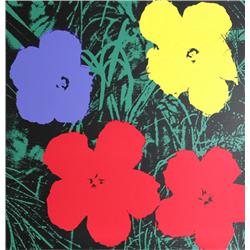 Andy Warhol, Flowers, Serigraph, Sunday B Morning 
