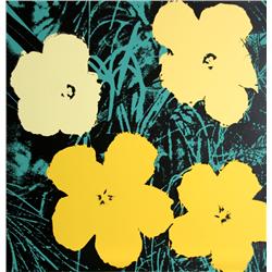 Andy Warhol, Flowers 3, Serigraph, Sunday B Morning 