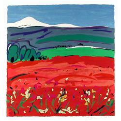 Amos Yaskil, Spring Blossoms, Lithograph