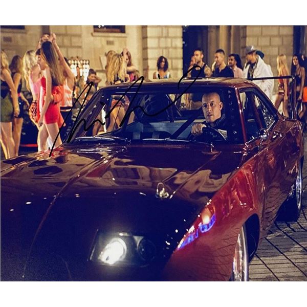 Vin Diesel facsimile signed  movie photo