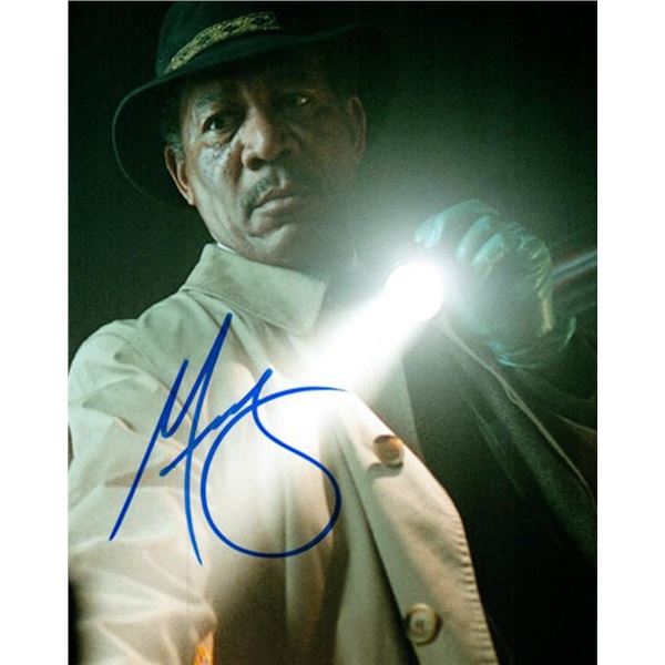 Morgan Freeman facsimile signed photo
