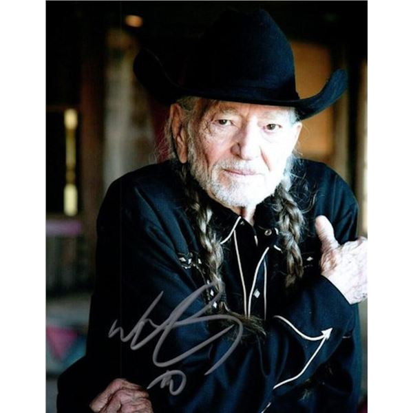 Willie Nelson facsimile signed photo