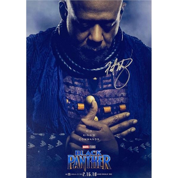 Black Panther Forest Whitaker facsimile signed  movie photo