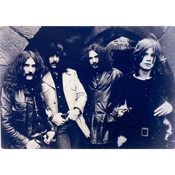 Black Sabbath Ozzy Osbourne facsimile signed  photo