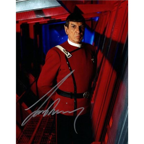Star Trek Leonard Nimoy facsimile signed photo