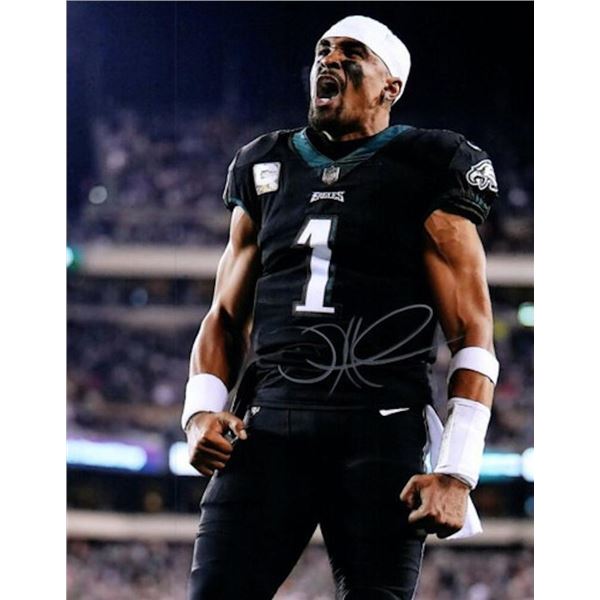 Philadelphia Eagles Jalen Hurts facsimile signed photo