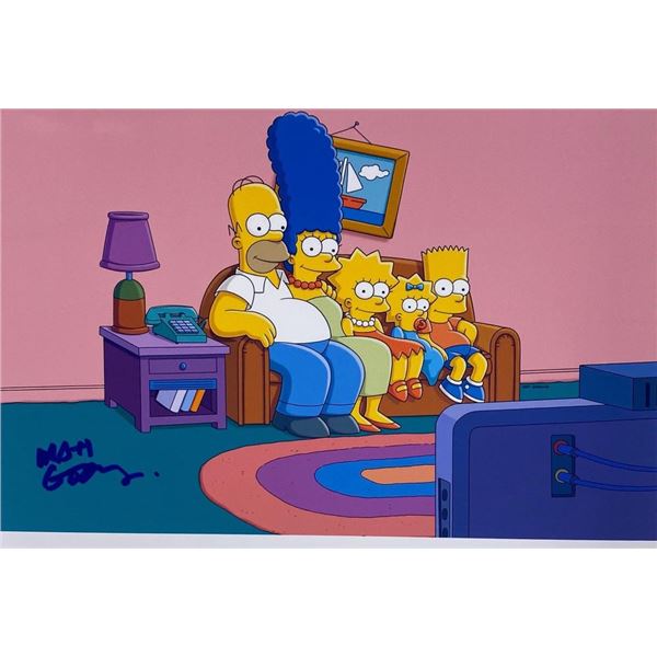 The Simpsons Matt Groening facsimile signed  movie photo