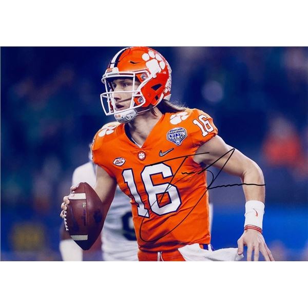 Clemson Tigers Trevor Lawrence facsimile signed  photo