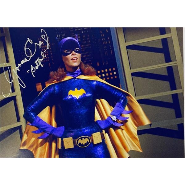 Batgirl Yvonne Craig facsimile signed  photo