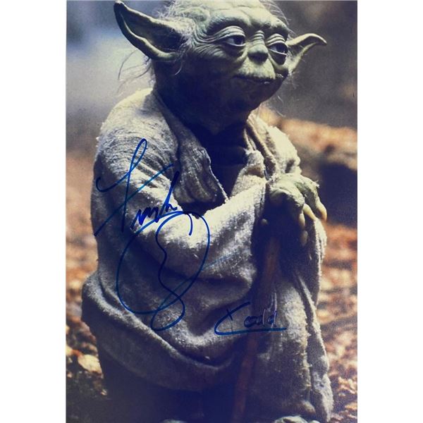 Star Wars Yoda Frank Oz facsimile signed  movie photo