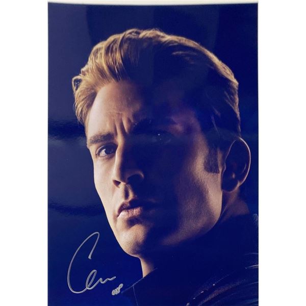 Chris Evans facsimile signed  movie photo
