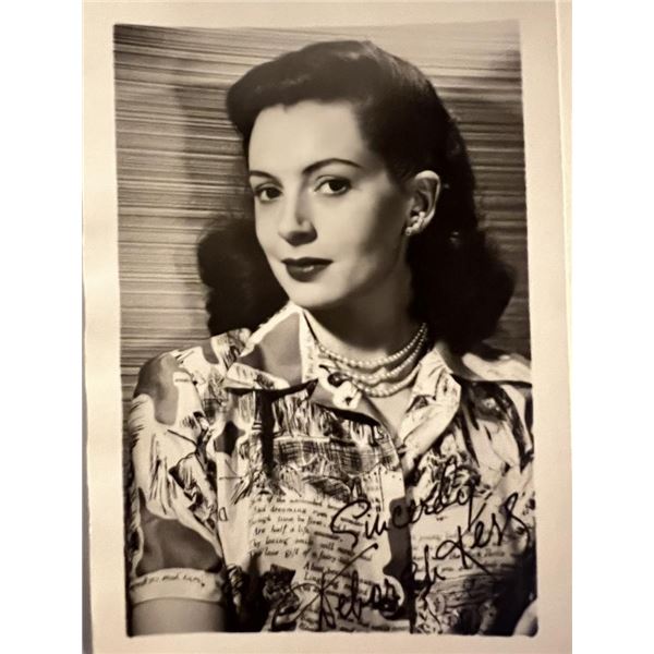 Deborah Kerr facsimile signed photo