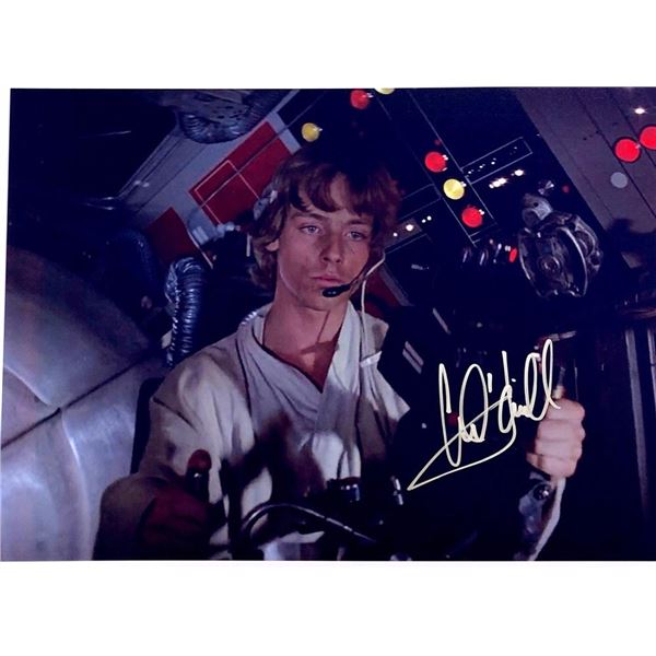 Star Wars Mark Hamill facsimile signed  movie photoj