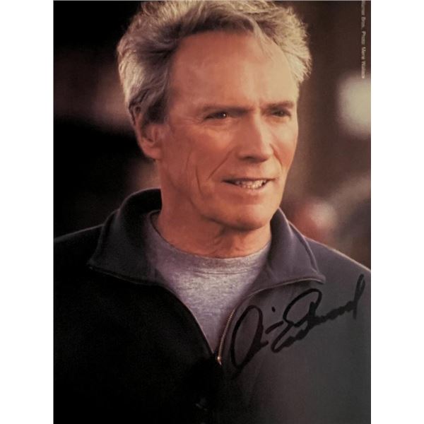 Clint Eastwood facsimile signed photo. 5x7 inches