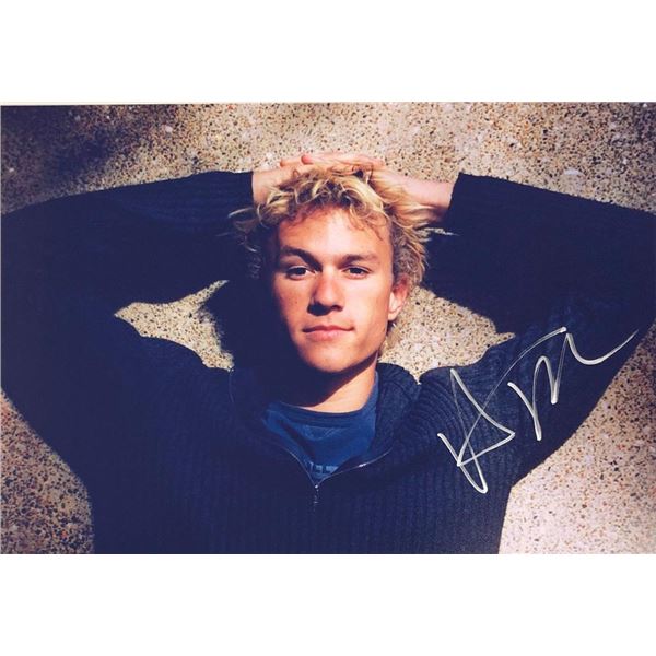 Heath Ledger facsimile signed  photo
