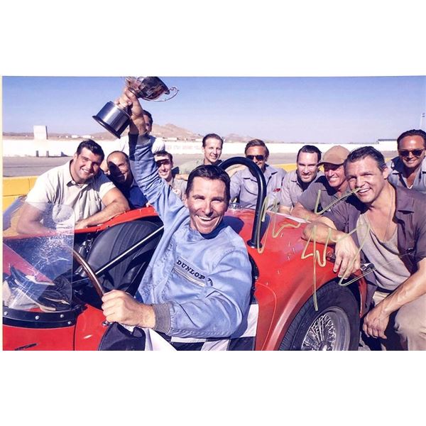 Ford v Ferrari Christian Bale facsimile signed  movie photo