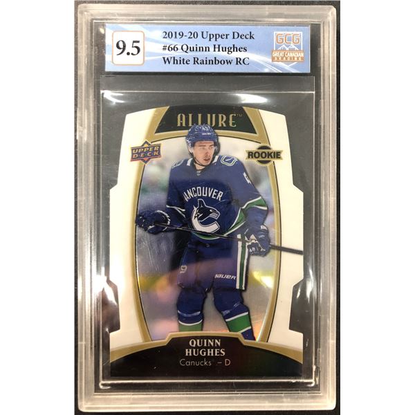 Quinn Huges ROOKIE Card - Grade 9.5 - Canucks