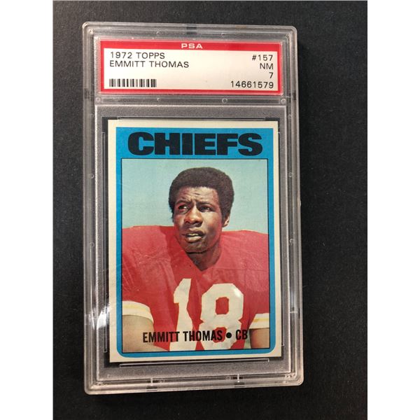 1972 Topps Emmitt Thomas PSA 7 - Chiefs