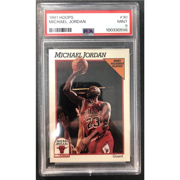 1991 Hoops Michael Jordan PSA 9 - Bulls