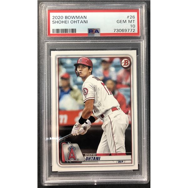 2020 Bowman Shohei OHTANI PSA 10 - Angels
