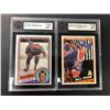 Image 1 : 1984-85 Topps Wayne GRETZKY x2 Graded - Oilers