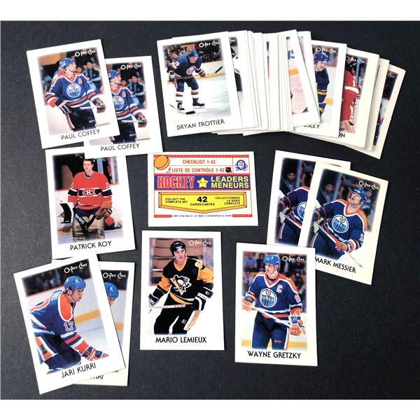 1987-88 OPC Hockey Leaders Mini FULL SET - 1-42 w/ CL